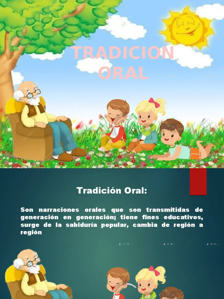 Tradición oral