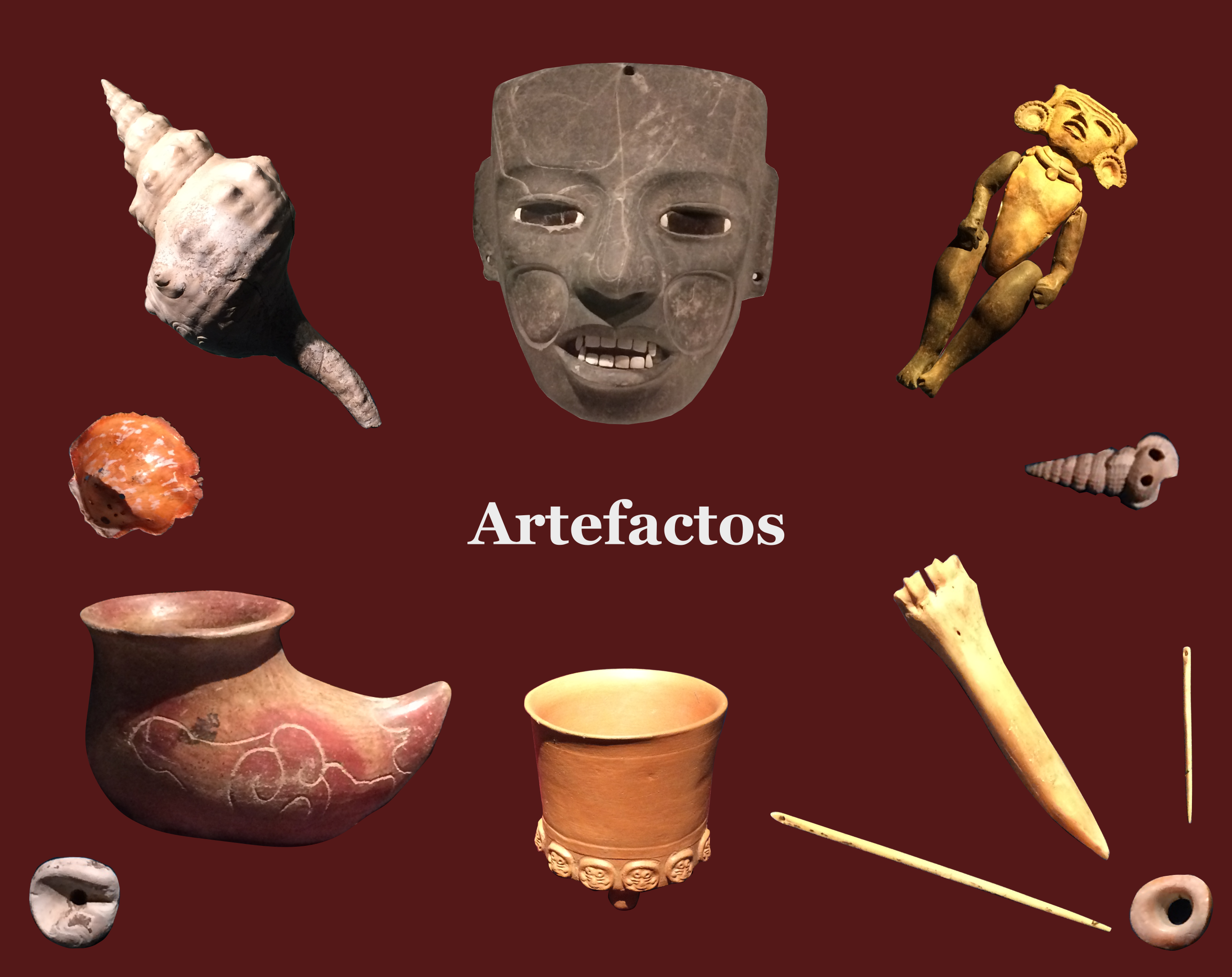 Artefactos y restos humanos