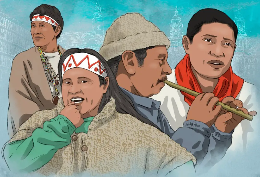Comunidad indígena Muisca actual