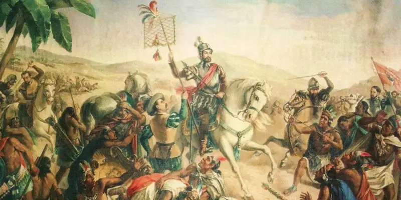 Conquista española y enfrentamientos principales