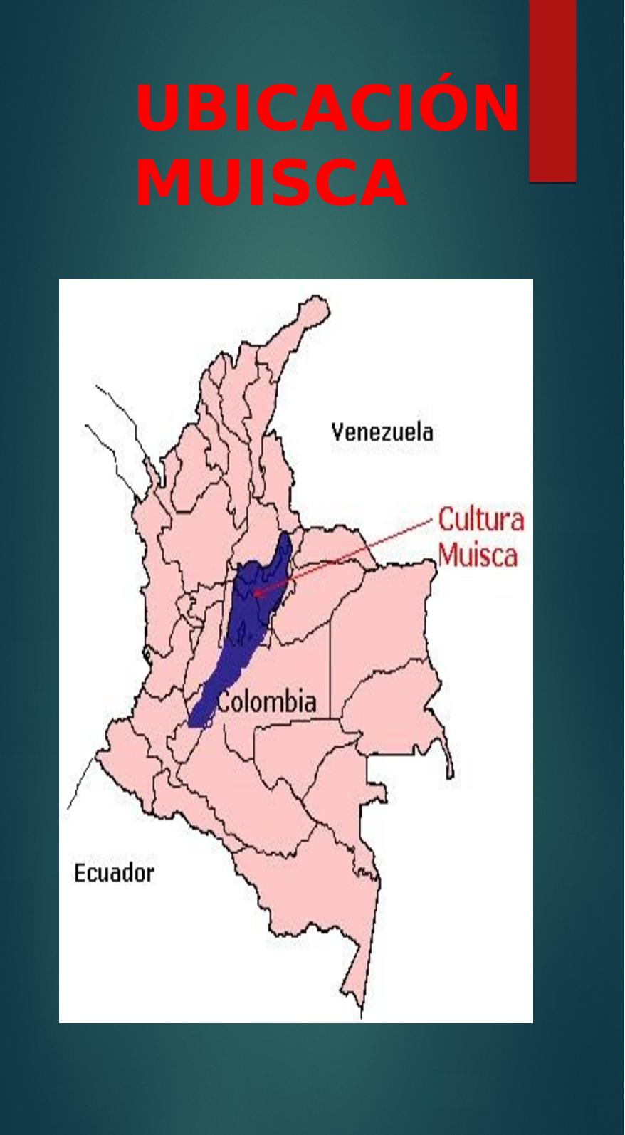 Mapa cultural Muisca