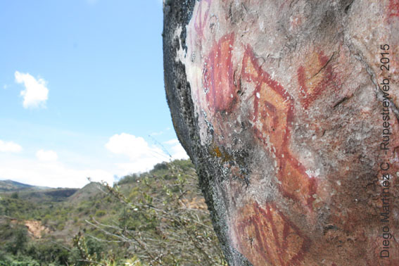 Petroglifos en Suesca